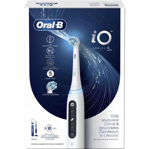 Električna zobna ščetka Oral-B iO Series 5 *Precej bela*