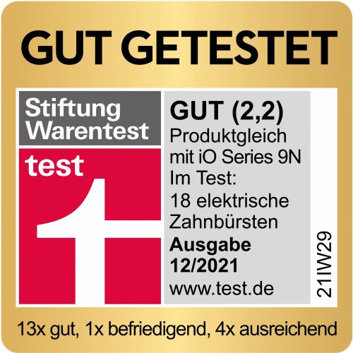 Električna zobna ščetka Oral-B iO Series 9N, magnetna tehnologija iO, 6 načinov delovanja, interaktivni OLED zaslon, senzor tlaka, polnilna baterija, roza