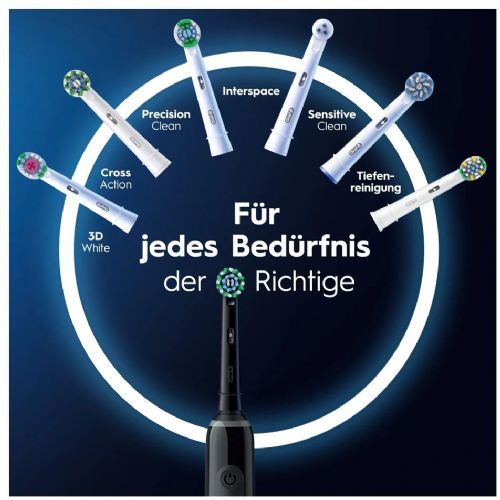 Set električnih zobnih ščetk Oral-B Pro 3 3900 Duo, senzor pritiska, polnilna baterija, črna + bela