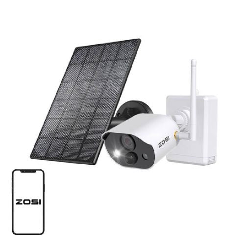 Zunanja IP kamera s sončnim panelom ZOSI C306Pro WiFi 3MP IP66