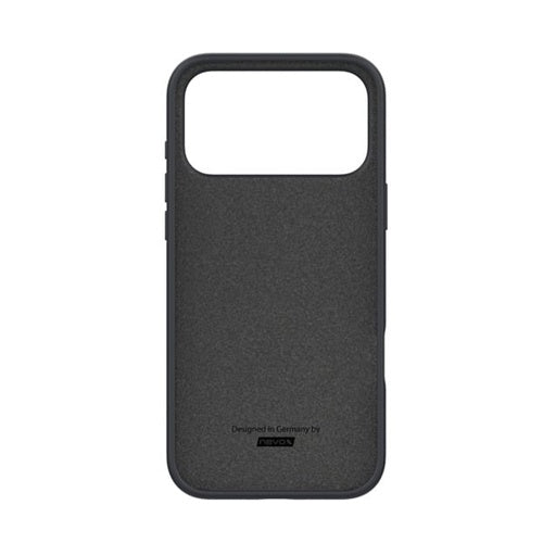 Nevox StyleShell SHOCK phone case black, iPhone 17 Pro Max, polycarbonate/silicone/microfiber, camera and port cutouts, shockproof
