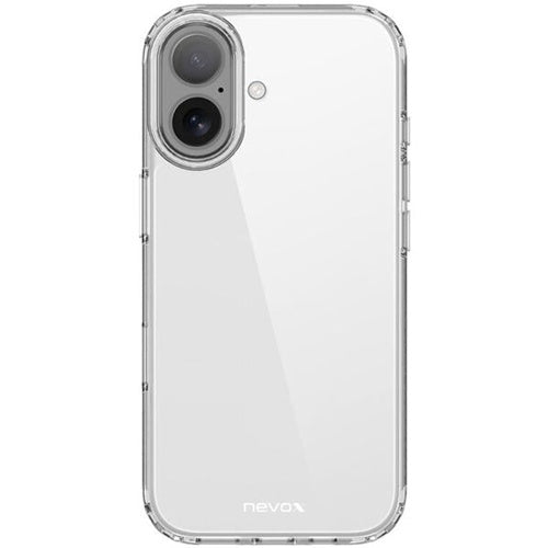 Nevox StyleShell FLEX phone case transparent, TPU, for iPhone 17, shockproof, camera and port cutouts