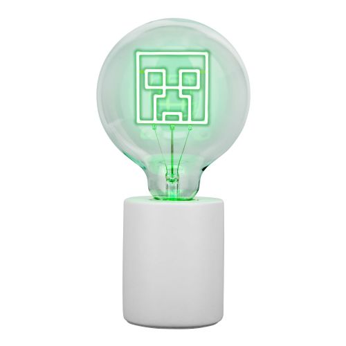 PALADONE Minecraft creeper LED neon bulb table lamp
