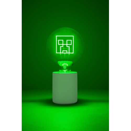 PALADONE Minecraft creeper LED neon bulb table lamp