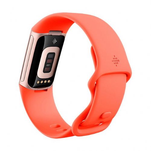 Fitbit Charge 6 Smart Bracelet AMOLED Display, Heart Rate Monitor, GPS, 50m Water Resistance, 7-Day Battery Life, Coral