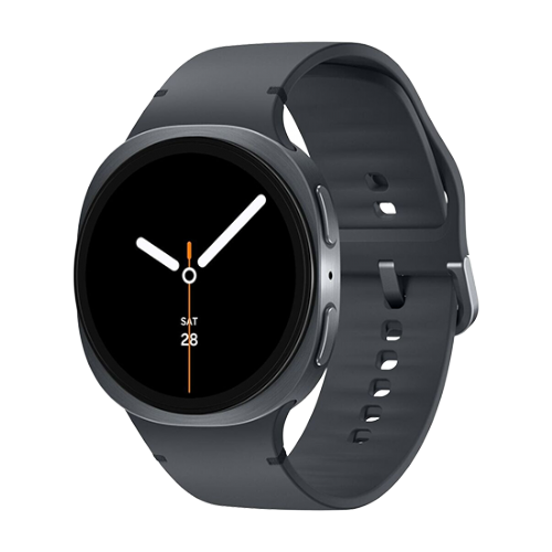 Pametna ura Samsung Galaxy Watch8 (temno siva, 44 mm, LTE, športni pašček M/L)