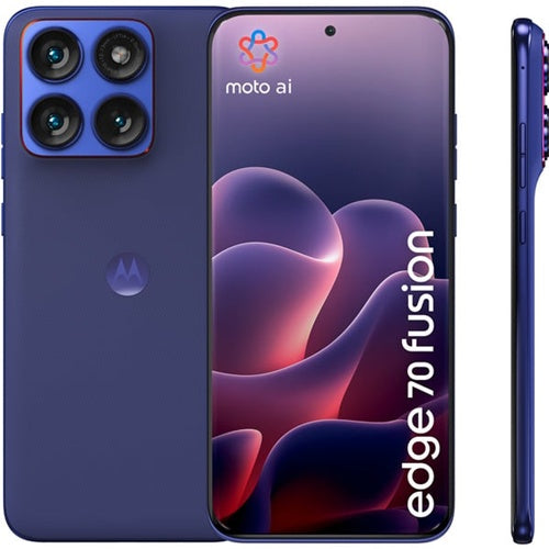 Pametni telefon Motorola edge70 Fusion 256GB orientsko modra, AMOLED 6,78", 8 GB RAM, Snapdragon 7s Gen 3, IP68