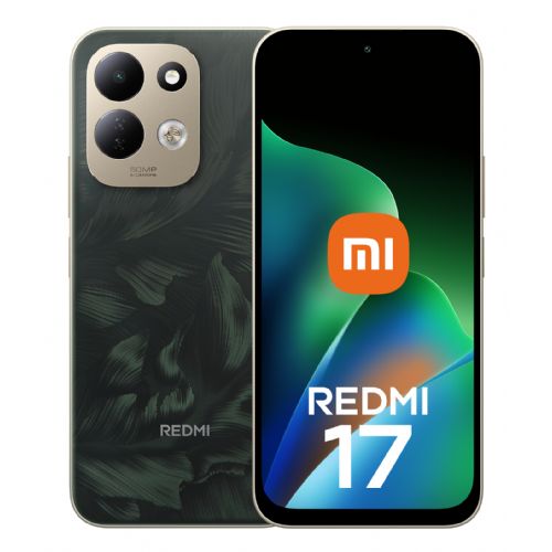 Xiaomi Redmi 17 256GB Oak Green Smartphone, Mediatek Helio G91-Ultra, 4GB RAM, 120 Hz Display, 50MP Camera, HyperOS 3