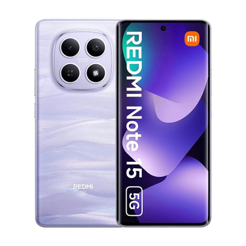 Pametni telefon Xiaomi Redmi Note 15 5G AMOLED 120Hz, 256GB, 8GB RAM, Snapdragon 6 Gen 3, 108MP, IP65, Mist Purple