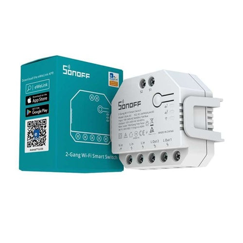 Sonoff Dual R3 Smart Switch, Wi-Fi