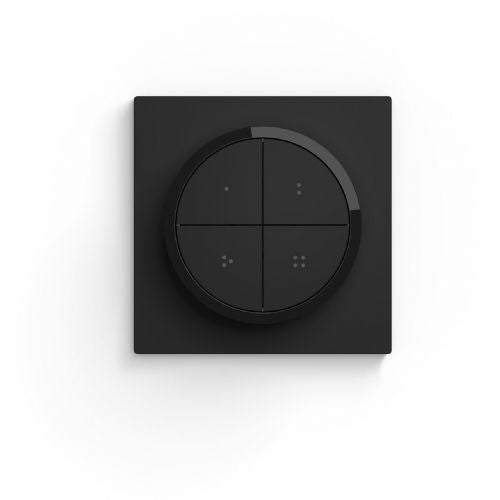 Philips Smart Switch 929003500201 wireless, wall-mounted, black, 4 buttons, battery-operated