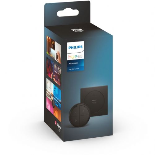 Philips Smart Switch 929003500201 wireless, wall-mounted, black, 4 buttons, battery-operated