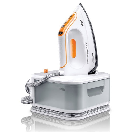 Braun CareStyle Compact Pro IS 2561 WH steam ironing station, white/orange