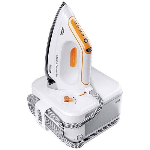 Braun CareStyle Compact Pro IS 2561 WH steam ironing station, white/orange