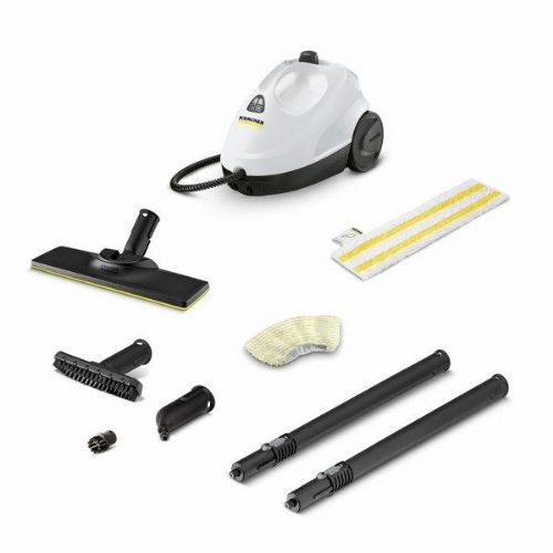 Parni čistile Karcher SC 2 EasyFix, 1.500 W, s setom za čiščenje tal EasyFix, bela/črna (1.512-600.0)