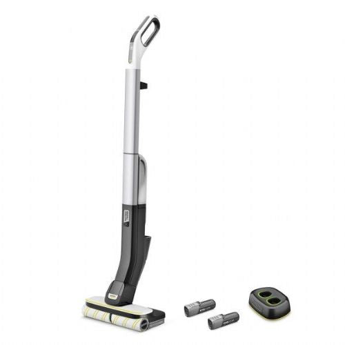 Parni čistilnik Kärcher FC 4-4 BATTERY SET, baterijski, mokro/suho čiščenje, 2 rezervoarja, do 30 min delovanja, hitri polnilnik