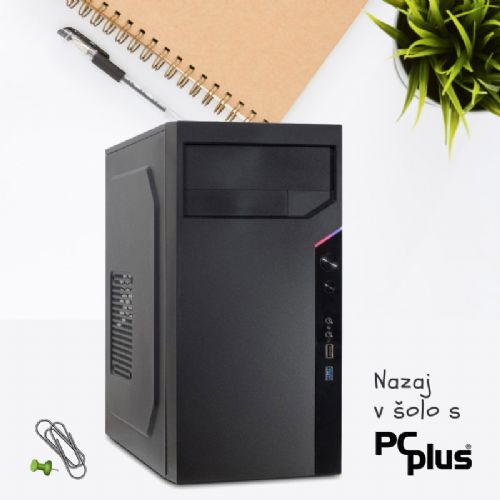 Namizni računalnik PCPlus School, i5-12400, 16 GB, 512 GB NVMe SSD, Windows 11 Pro, EDU