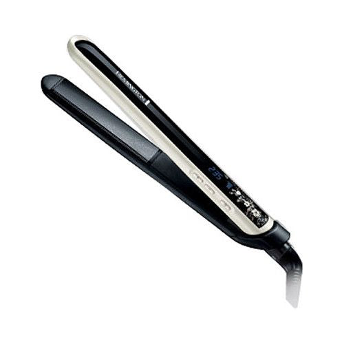 Likalnik za lase Remington Pearl S9500 keramična prevleka s pravimi biseri, LCD zaslon, temperatura do 235 °C, hitro segrevanje, 3 m kabel