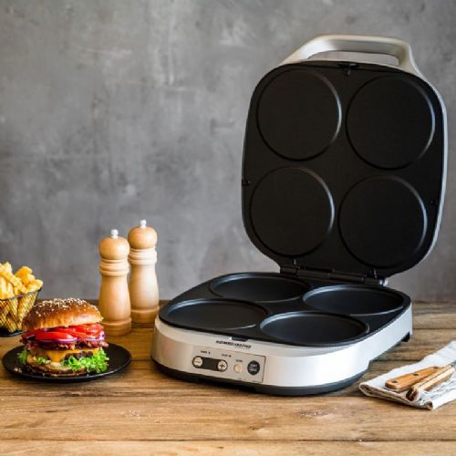 Pekač za palačinke Rommelsbacher PC1800 Pam (srebrn, 1.800 W)