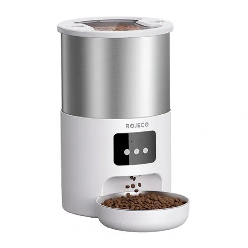 Pet food dispenser Rojeco Smart Pet Feeder 4.5 l stainless steel
