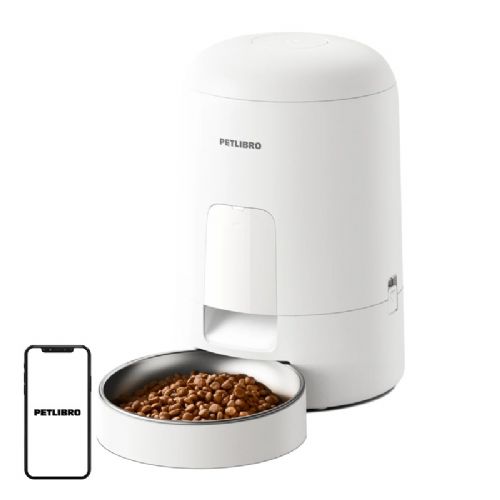 Petlibro Air Smart food dispenser, white, 2 l, automatic dosing, moisture protection, wireless operation