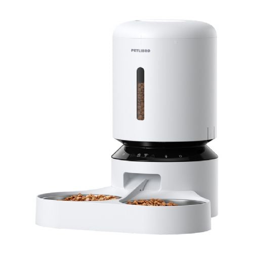 Petlibro Food Dispenser for Granary with Double Bowl, Wifi, 5L (White)