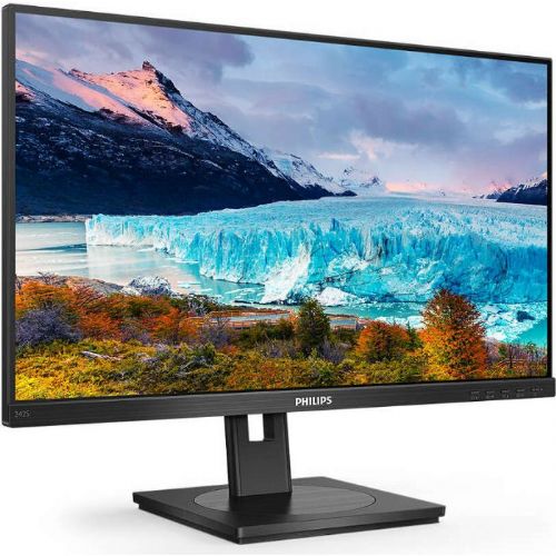Monitor Philips S-Line 242S1AE 60.5 cm (23.8"), 16:9 4ms HDMI DVI VGA DisplayPort VESA Pivot Speaker Full HD, black