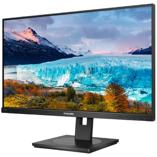 Monitor Philips S-Line 242S1AE 60.5 cm (23.8"), 16:9 4ms HDMI DVI VGA DisplayPort VESA Pivot Speaker Full HD, black