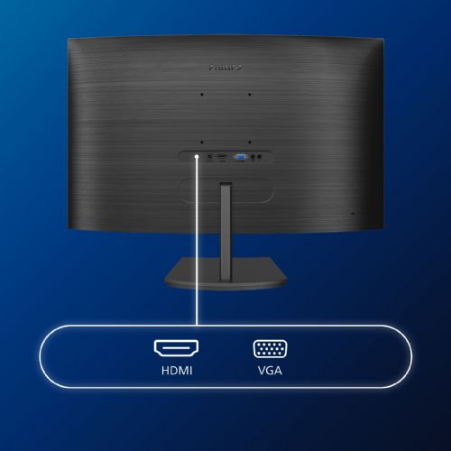 Monitor Philips 241E1SC 59,9 cm (23,6"), 1920 x 1080 (FHD), VA, 250 cd/m2, 16:09 HDMI