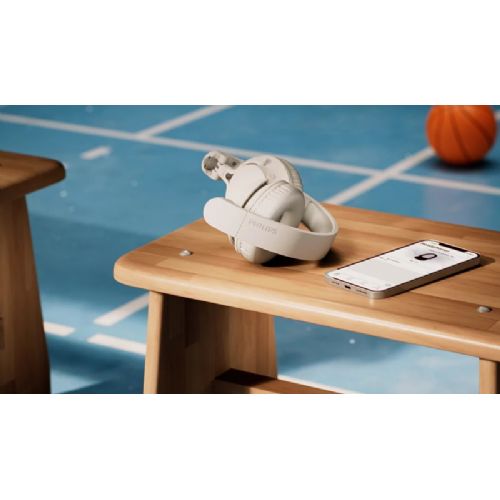 Philips TAH4500WT/00 wireless headphones, Bluetooth 6.0, ANC, 32 mm, up to 70 hours of playback, white
