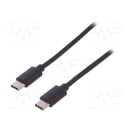Digitus USB-C > USB-C data cable, 1.8 m, USB 2.0, PD charging, black