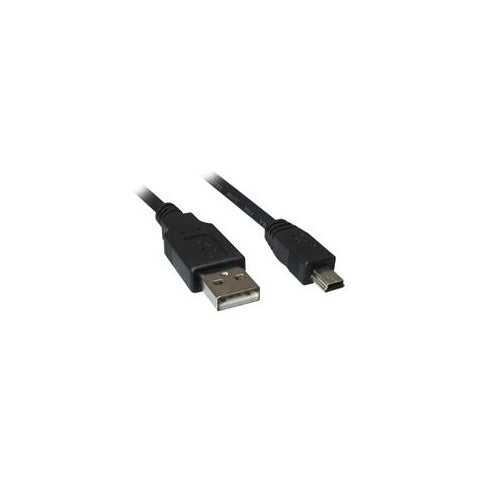 Sharkoon USB 2.0 data cable, USB-A to Mini-USB, 2 m, black, double shielded