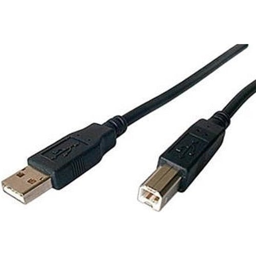 Sharkoon USB 2.0 data cable, USB-A to USB-B, 0.5 m, black, for charging and synchronization