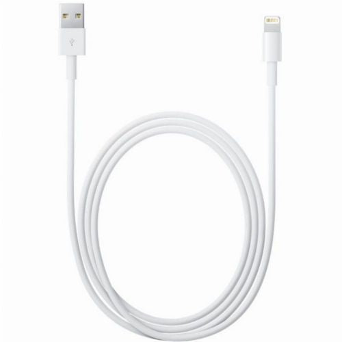 Data cable Apple MD819ZM/A Lightning to USB 2.0, 1 m, white, for iPhone/iPad/iPod