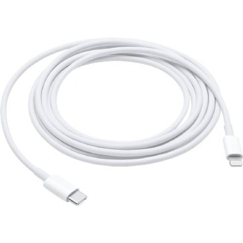 Apple MQGH2ZM/A data cable, USB-C to Lightning, fast data transfer, PD 100 W, for iPhone/iPad/iPod, white