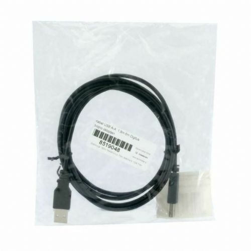Digitus USB 2.0 data cable, USB-A male-male, 1.8 m, 28 AWG, double shielded, black