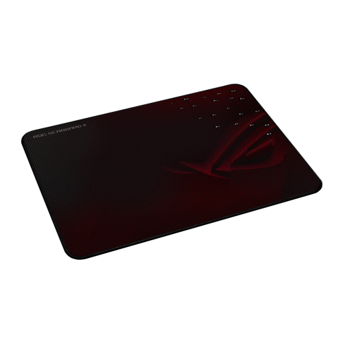 Podloga za miško Asus ROG Scabbard II, črna/rdeča
