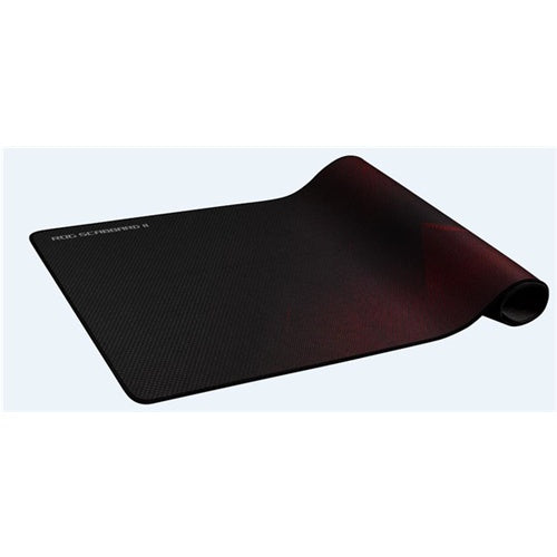 Podloga za miško Asus ROG Scabbard II, črna/temno rdeča