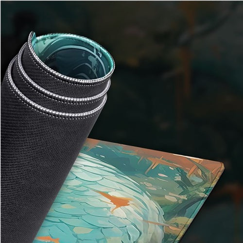 Podloga za miško Sharkoon Skiller SGP40 D8, zeleno-modra/večbarva