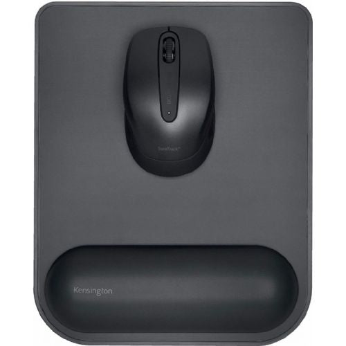 Podloga za miško Kensington ErgoSoft z naslonom za zapestje. črna