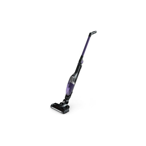 Pokončni sesalnik Rowenta Xtrem Compact 2 v 1 RH1238, 2 hitrosti, 40 min delovanja, 240 min polnjenja, posoda 0,4 l, črno-vijoličen