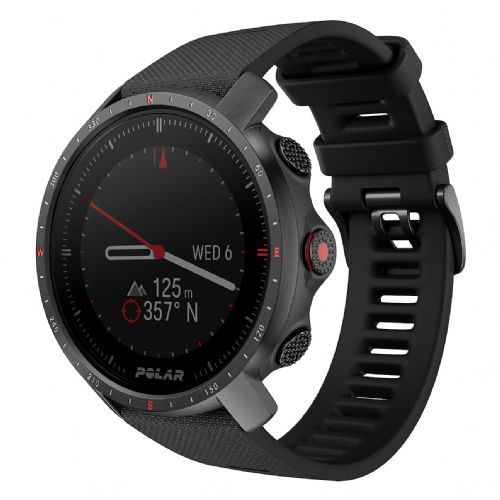 Pametna ura Polar Grit X Pro M/L črna, GPS, barometrični višinomer, safirno steklo, vodoodporna do 100 m