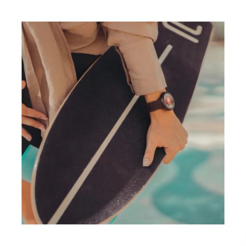 Pametna ura Polar Ignite 3 AMOLED zaslon, GPS, merilnik srčnega utripa, vodoodpornost 30 ATM, rjav pašček iz titana, usnja in silikona