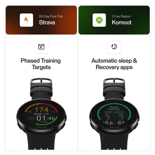 Pametna ura Polar Pacer PRO S/L črno siva