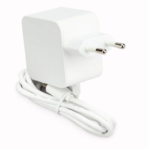 Raspberry Pi 5 USB-C phone charger, 27 W, output 5A/5.1–15V, for wall socket, white