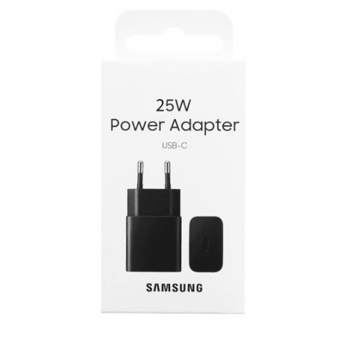 Samsung EP-T2510NBEGEU 25W USB-C phone charger, fast charging, Power Delivery, black