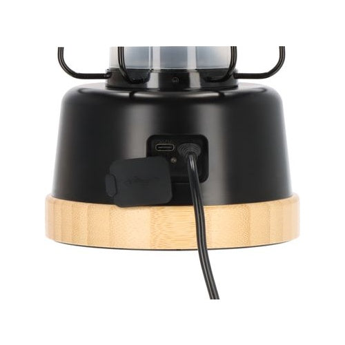 Brennenstuhl CAL 1 AC rechargeable camping lamp (black/wooden)