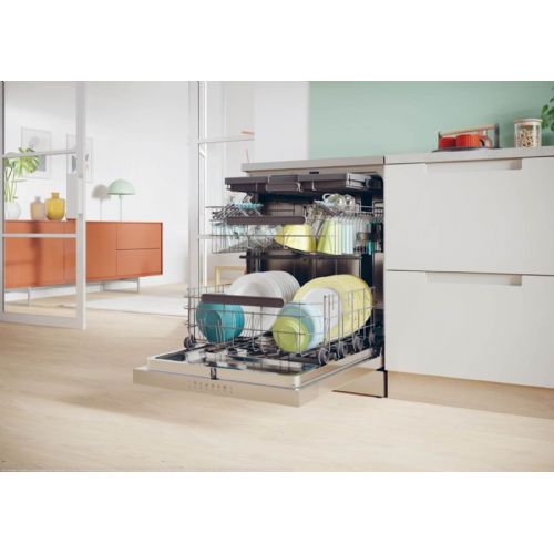 Prostostoječi pomivalni stroj Candy Rapido CF 5C7F1X, 15 pogrinjkov, razred C, 59,7 x 85 x 59,8 cm, inox