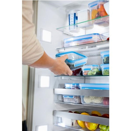 Emsa Clip&Close food storage container, 8.0 L, rectangular, max format, blue