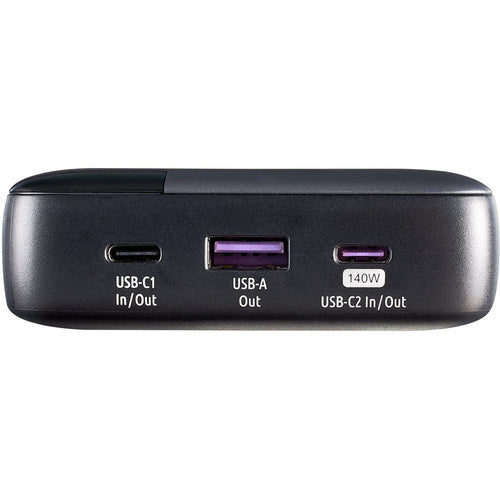 Power bank Intenso HE25000 25,000 mAh, PD 3.1, fast charging, 3x USB (gray/black)